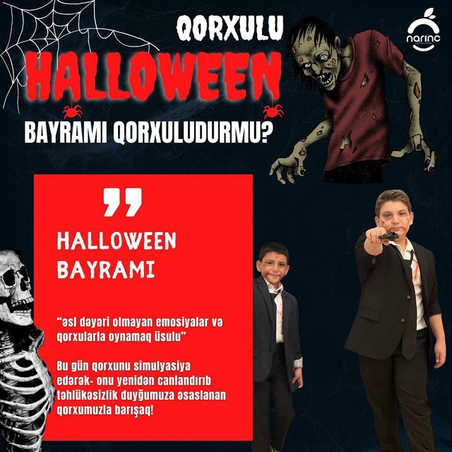 Klinik Psixoloq Narınc Rüstəmova Halloween Bayramına Münasibəti